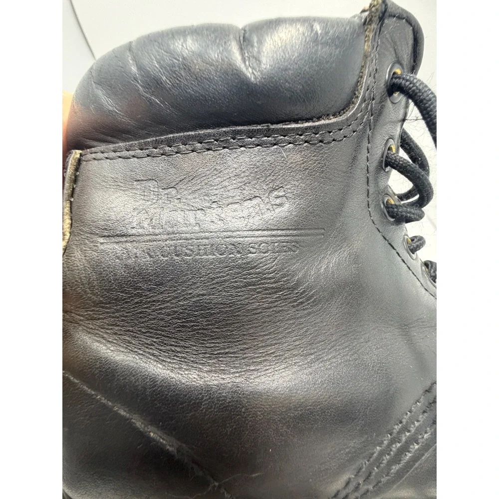 Dr Martens Black Leather Lace Up Ankle Boots Mens 8 Eye US Mens4, US‎ Women's 5